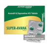 Super Avanafil (tm) (Stendra 100mg + Dapoxetine 60mg) Trial Pack 12 Pills