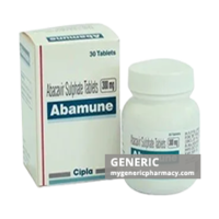 Generic Ziagen (tm) (ABC) Abacavir Sulphate 300mg