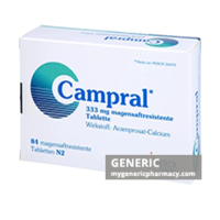 Generic Campral (tm) Acamprosate 333mg