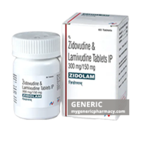 Generic Combivir (tm) Lamivudine + zidovudine 150mg + 300mg