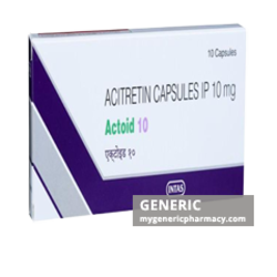 Generic Soriatane (tm) Acitretin 10, 25mg