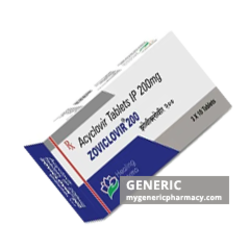 Generic Zovirax (tm) Acyclovir 200, 400mg