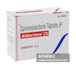 Generic Aldactone (tm) Spironolactone 25, 50, 100mg