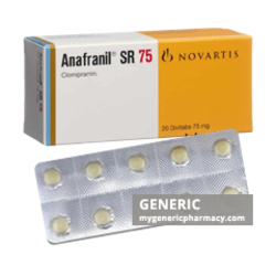Generic Anafranil SR (tm) Clomipramine 75 mg
