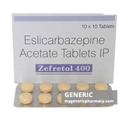 Generic Aptiom (tm) Eslicarbazepine 400, 800mg
