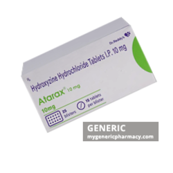 Generic Atarax (tm) Hydroxyzine 10, 25mg