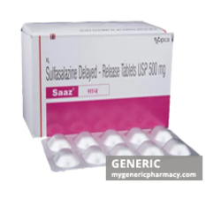 Generic Azulfidine (tm) Sulfasalazine 500, 1000mg