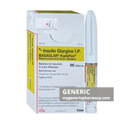 Generic Insulin Basaglar Solostar (tm) 100 IU 3 ml (5 Cartridge)