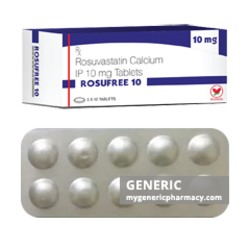 Generic Crestor (tm) Rosuvastatin 10, 20, 40mg