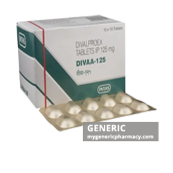 Generic Depakote (tm) Divalproex sodium 125, 250, 500mg