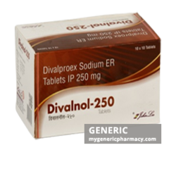 Generic Depakote ER (tm) Divalproex sodium 250, 500mg