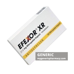 Generic Effexor (tm) XR Venlafaxine 37.5, 75, 150mg