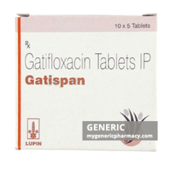 Generic Zymar (tm) Gatifloxacin 200, 400mg (substituted with Norfloxacin)