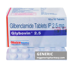 Generic Glyburide (tm) Glibenclamide 2.5, 5mg