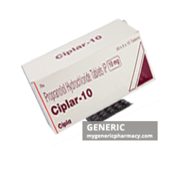 Generic Inderal (tm) Propranolol 10 mg
