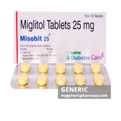 Generic Glyset (tm) Miglitol 25, 50mg