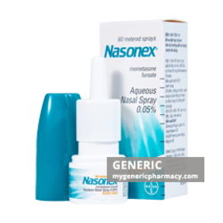 Generic Nasonex (tm) Mometasone furoate Nasal Spray 50mcg