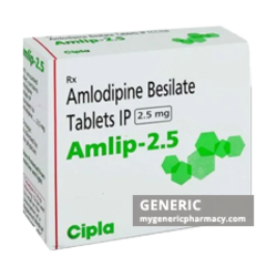 Generic Norvasc (tm) Amlodipine 2.5, 5, 10mg
