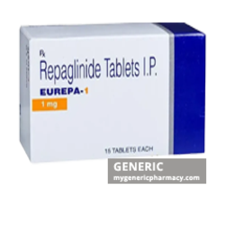 Generic Prandin (tm) Repaglinide 1, 2mg