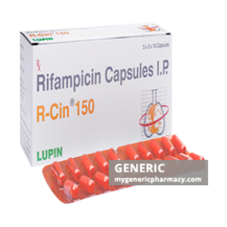 Generic Rifadin (tm) Rifampicin 150, 300mg