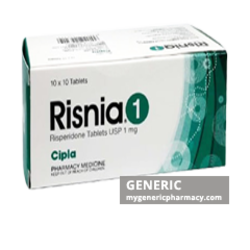 Generic Risperdal (tm) Risperidone 1, 2, 3, 4mg