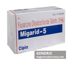 Generic Sibelium (tm) Flunarizine 5, 10mg