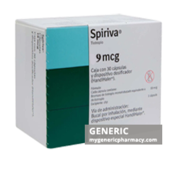 Generic Spiriva Inhaler (tm) Tiotropium bromide 9mcg 200 mdi