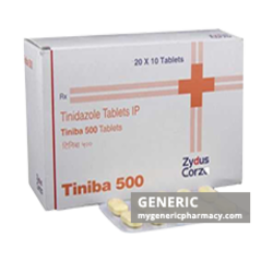 Generic Tindamax (tm) Tinidazole 500mg
