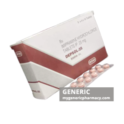 Generic Tofranil (tm) Imipramine 25, 75mg