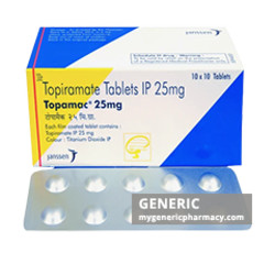 Generic Topamax (tm) Topiramate 25, 50, 100mg