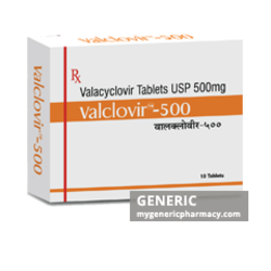 Generic Valtrex (tm) Valacyclovir 500mg