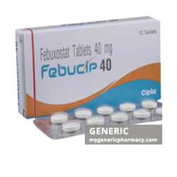 Generic Uloric (tm) Febuxostat 40, 80mg