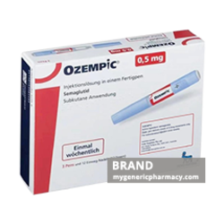 Brand Ozempic (tm) Semaglutide 0.5 mg (1 Pen)