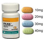 Generic Paxil (tm) Paroxetine 10, 20, 30mg