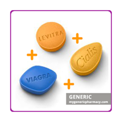 Cialis + Viagra + Levitra Combo Pack
