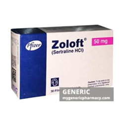 Generic Zoloft (tm) Sertraline 25, 50, 100 mg