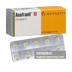 Generic Anafranil (tm) Clomipramine 10, 25, 50mg