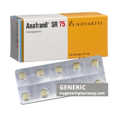 Generic Anafranil SR (tm) Clomipramine 75 mg