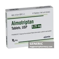 Generic Axert (tm) Almotriptan 6.25, 12.5mg