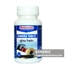 Baidyanath Sunidra Sleeping Aid Pills Natural (60 Pills)