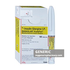 Generic Insulin Basaglar Solostar (tm) 100 IU 3 ml (5 Cartridge)