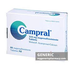 Generic Campral (tm) Acamprosate 333mg