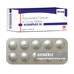 Generic Crestor (tm) Rosuvastatin 10, 20, 40mg