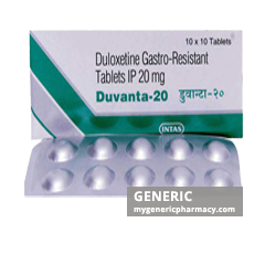 Generic Cymbalta (tm) Duloxetine 20, 30, 40, 60mg