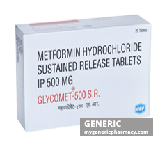 Generic Glucophage SR (tm) Metformin 500, 1000mg
