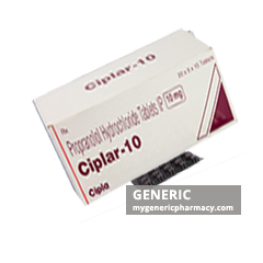 Generic Inderal (tm) Propranolol 10 mg