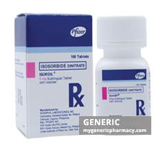 Generic Isordil (tm) Isosorbide dinitrate 5mg Sublingual