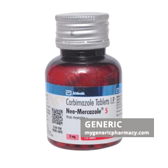 Generic Neo-Mercazole (tm) Carbimazole 5mg