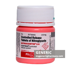 Generic Nitrostat (tm) Nitroglycerin 2.6, 6.4mg