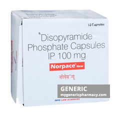 Generic Norpace (tm) Disopyramide Phosphate 100mg